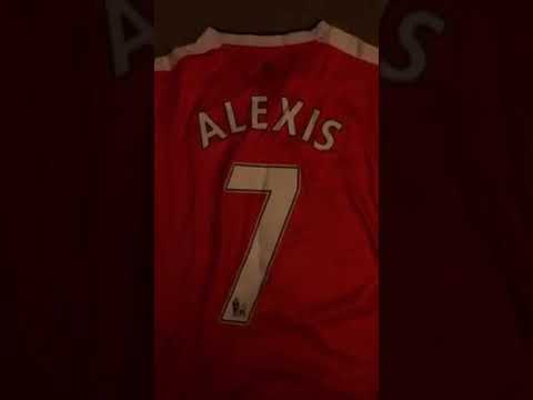 Arsenal Alexis Sanchez Hemmatröja 2017/18 |Fotbollstall.com Billiga Fotbollströjor Recension