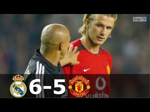 Manchester United vs Real Madrid 5-6 agg – UCL 2002/2003 – All Goals (English Commentary)