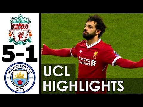 Liverpool vs Manchester City 5-1 Goals and Highlights w/ English Commentary (UCL) 2017-18 HD 720p