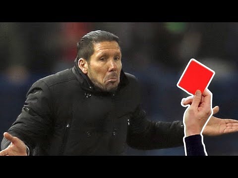 Top 10 Coach Sent off (Red card) during match ● 2018