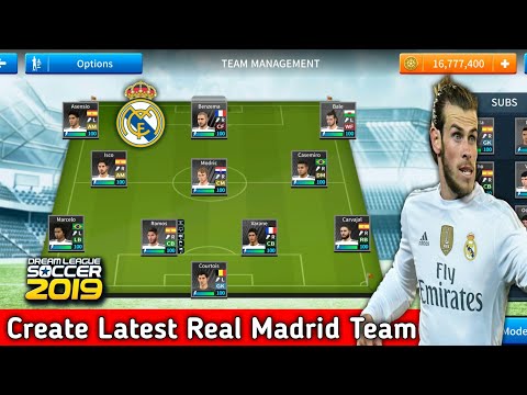 How To Create Real Madrid Team In Dream League Soccer 2019 | Android [No Root & No Mod Apk]