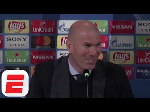 Zidane's Funny Reaction To Ronaldo Overhead Kick