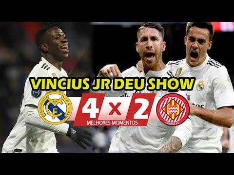 VINICIUS JR HUMILHOU | Real Madrid 4 x 2 Girona (HD) Melhores Momentos – Copa Do Rei 24/01/2019