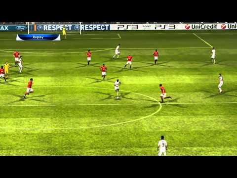 PES 2011 – Manchester United vs Real Madrid – 1st Half