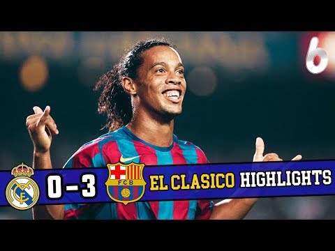 Real Madrid vs Barcelona All Goals & Extended Highlights – 19/11/2005 [El clasico]