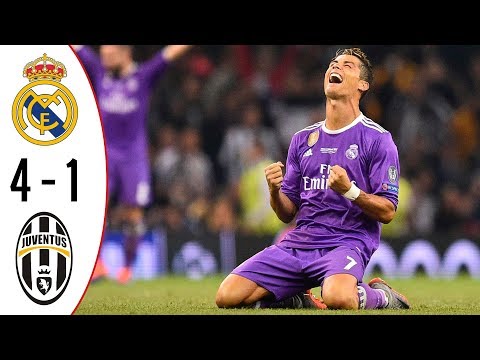 Real Madrid vs Juventus | 4-1 | Highlights & Trophy | UCL Final – 2016/2017