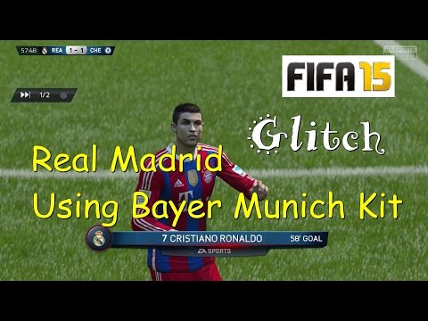 FIFA 15  Glitch : Real Madrid Using Bayer Munich Kit