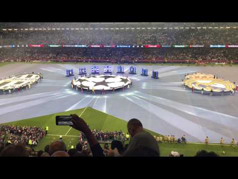 Final UEFA champions league 2017 Juventus vs Real Madrid – Anthem