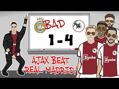 ?Ajax beat Madrid!? REAL ARE BAD! Ajax win 4-1 (Champions League Parody Goals Highlights Tadic)