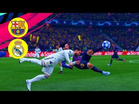 FIFA 2019 PS4 Gameplay FC Barcelona v Real Madrid ( 11 – 3 ) Champions League Final