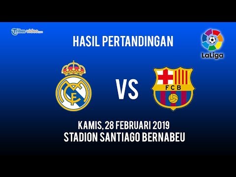 Hasil Pertandingan El Clasico, Real Madrid Vs Barcelona, Skor Akhir 0-3