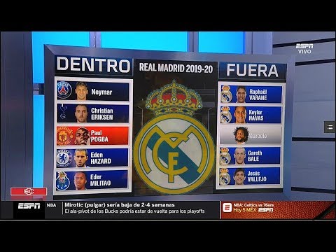 Estos serían los Fichajes del Real Madrid 2019 – 2020