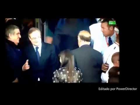 Vicente Del Bosque ignores Florentino Pérez   Real Madrid vs Sevilla 0 2 Super Cup Cardiff 2014