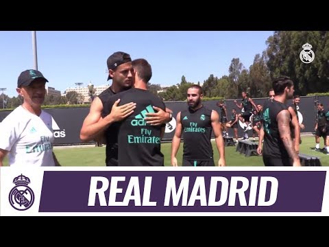 Álvaro Morata bids farewell to Real Madrid team-mates and staff