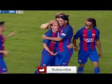 FC Barcelona Legends vs Real Madrid Legends April 28th 2017 All Goals and Highlights!