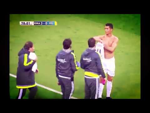 Cristiano Ronaldo Ripped T-shirt ~ Real Madrid vs Villarreal 3:0 La Liga 2016 HD 20/04/2016