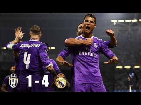 ملخص مباراة ريال مدريد ويوفنتوس 4-1 (نهائي الابطال 2017) + التتويج ? جنون عصام الشوالي HD