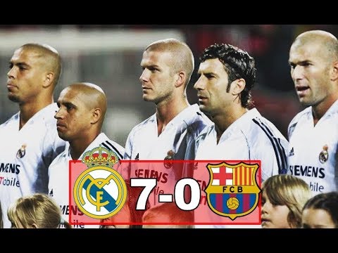 Real madrid vs Barcelona (7-0) Goals & Highlights (CLASIC MATCHES)