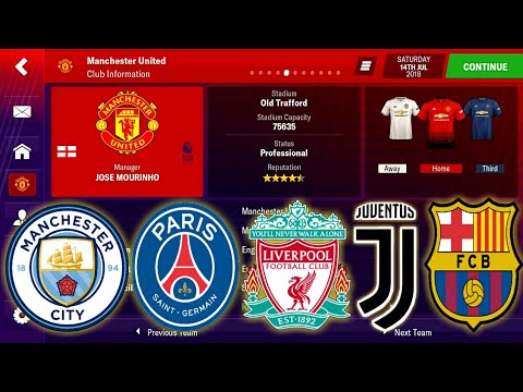 Football Manager Mobile 2019 Real Name With Save Data + Club Logo + SS Kits + Face Packs