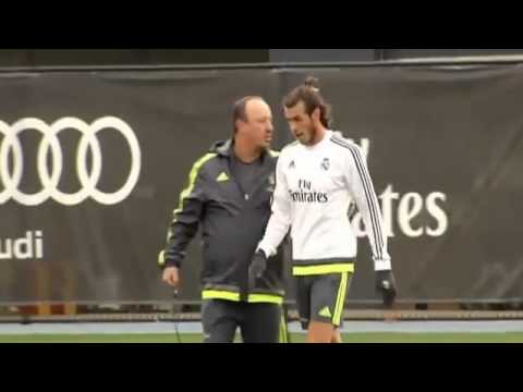 [VIDEO] Gareth Bale ''Does not Care'' Rafa Benitez at Real Madrid training l Melbourne 2015