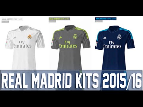 Pes 2013 Real Madrid New Kits 2015/16 Leaked [Download]