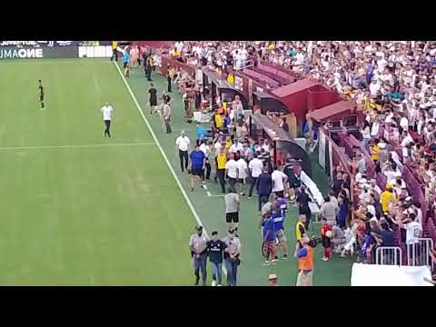 Fans storm field Real Madrid vs. Juventus