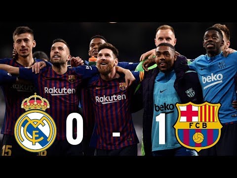 Real Madrid vs Barcelona [0-1], La Liga 2019 – MATCH REVIEW