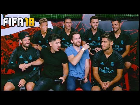 PLAYING FIFA 18 WITH REAL MADRID PLAYERS! – #FUTLIVE IN CHICAGO