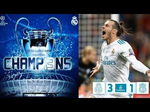 DRAMA Real Madrid vs Liverpool (3-1) Final Liga Champions 2018 | Gol Salto Bale Bawa Madrid Juara