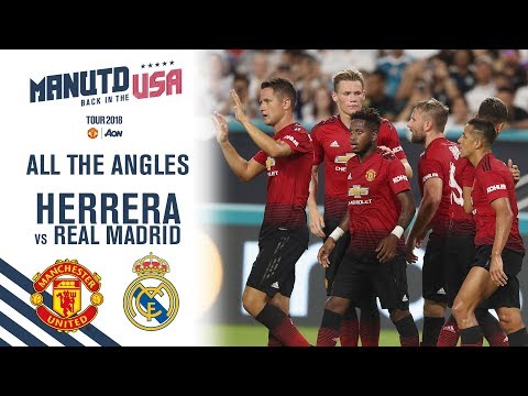 Ander Herrera v Real Madrid | All the Angles | Manchester United 2-1 Real Madrid