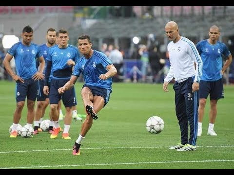 Real Madrid Training Before  the Match with Liverpool – Champions League final in Kiev