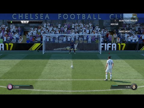 FIFA 17 Bayern München vs Real Madrid Penalty Shootout Gameplay