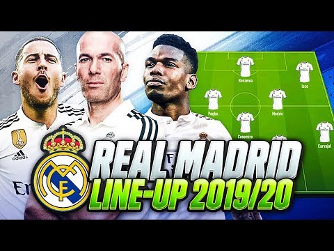 OMG! REAL MADRID LINEUP 2019-2020 with ZIDANE | w/ TRANSFERS POGBA NEYMAR MBAPPE & HAZARD?| FIFA 20