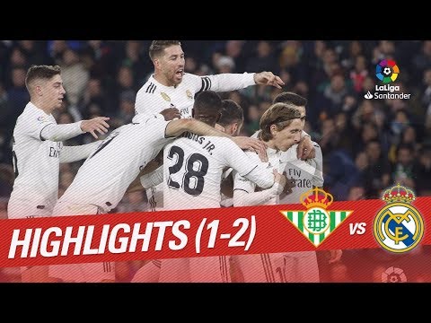 Highlights Real Betis vs Real Madrid (1-2)