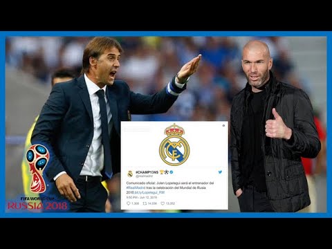 Officiel : Julen Lopetegui est le nouveau coach du Real Madrid !