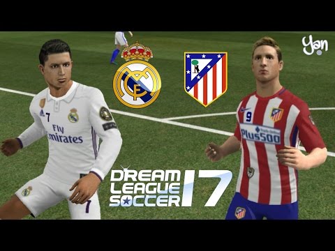 Real Madrid vs Atlético de Madrid • Dream League Soccer 2017 • Semifinal da Champions League