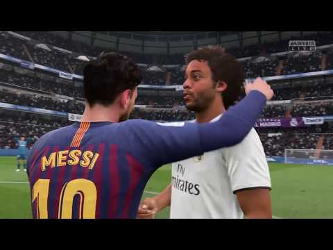 FIFA 19 PS4 Gameplay: REAL MADRID v FC BARCELONA 2018