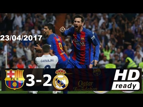 Real Madrid vs Barcelona 2-3 [23/4/2017] résumé Goles HD