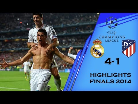 Real Madrid vs Atletico Madrid 4-1 UEFA Champions League Finals 2014 (All Goals & Highlights) HD