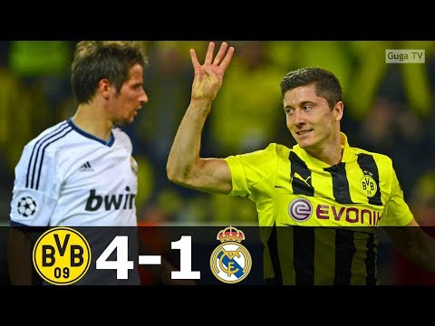 Borussia Dortmund vs Real Madrid 4-1 – UCL 2012/2013 – Highlights (English Commentary)