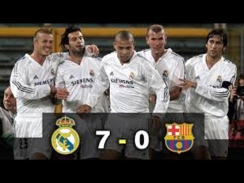 Real Madrid vs Barcelona 7-0 Full Match Goals & Highlights || Most Watched Football Match