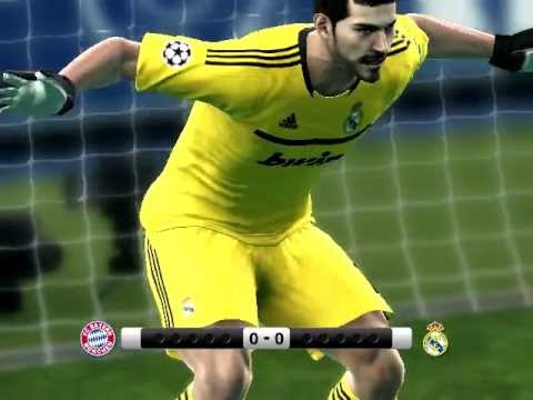 Real Madrid vs Bayer Munich Penaltis Pes 2012