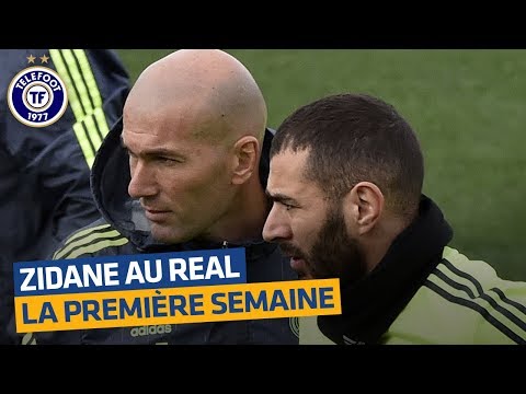 Real Madrid : la première semaine de Zidane entraîneur