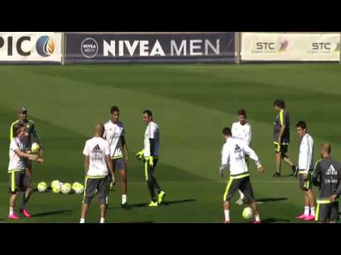 incredible Control Pass of Cristiano Ronaldo at Real Madrid Training l 2015