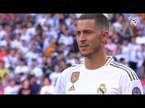 Eden Hazard presentantion for Real Madrid 2019