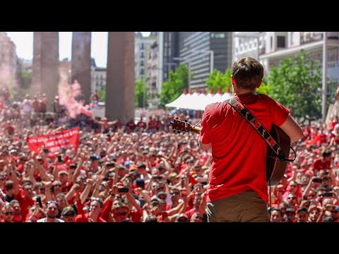 Jamie Webster plays to 50,000 Liverpool fans in Madrid | Champions League Final 2019