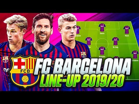 OMG! FC BARCELONA LINEUP 2019-2020 | w/ TRANSFERS DE JONG, NEYMAR, DE LIGT & GRIEZMANN | FIFA 20