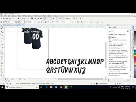 Real Madrid font 2018/19 UCL download