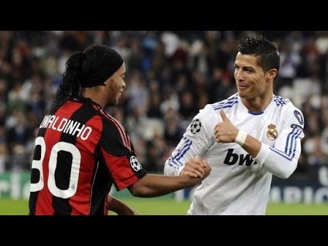 When Cristiano Ronaldo and Ronaldinho met for the first time