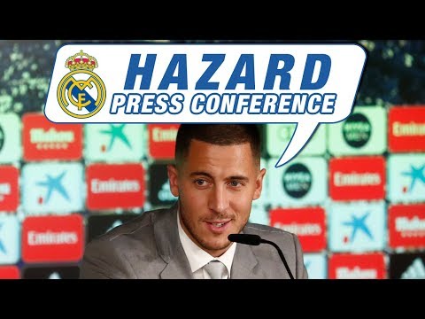 LIVE | Eden Hazard's first Real Madrid press conference!